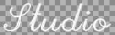 The watermark file: a single script signature, shown over a checkerboard